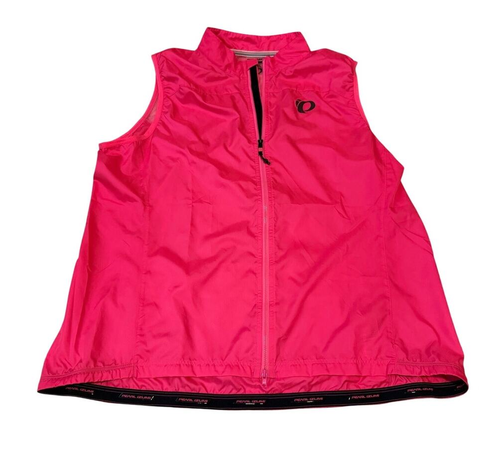 PEARL iZUMi Women's Elite Barrier Cycling Vest Screaming Pink High-Viz XXL Plus